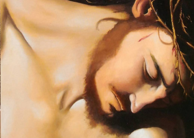 Flagellazione di Cristo – particolare tratto dall’opera di Caravaggio